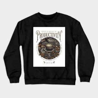 Productivity with Coffee Crewneck Sweatshirt